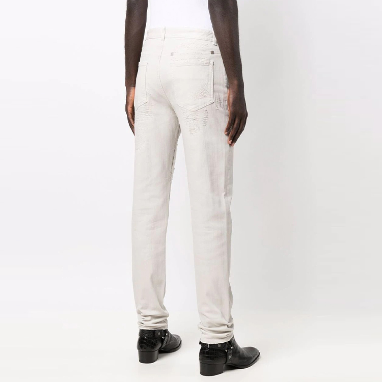 Purchase GIVENCHY Celana Jeans Denim Putih Slim Fit Pinggang Sedang. BM50ST50NJ-100