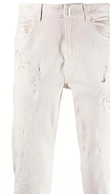 GIVENCHY Celana Jeans Denim Putih Slim Fit Pinggang Sedang. BM50ST50NJ-100 Details for GIVENCHY Celana Jeans Denim Putih Slim Fit Pinggang Sedang. BM50ST50NJ-100