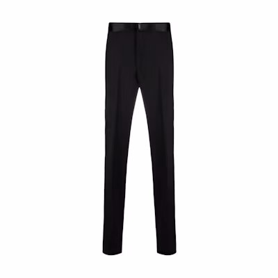 GIVENCHY Slim Fit Casual Suit Pants Black BM50UM100H-001