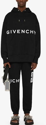 紀梵希刺繡標誌修身運動長褲 黑色 BM50WB3Y6U-001 Shop 紀梵希刺繡標誌修身運動長褲 黑色 BM50WB3Y6U-001