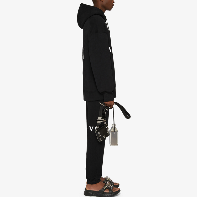 Details for 紀梵希刺繡標誌修身運動長褲 黑色 BM50WB3Y6U-001