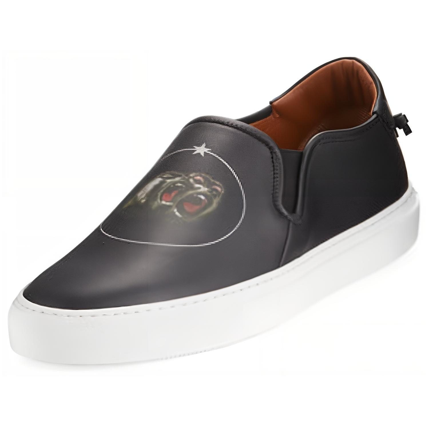 Givenchy Slip-On Low 'Ape Print Distressed Black' 圖 3