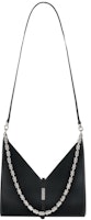 Givenchy Small Cut Out Bag In Box Leather With Chain Black Givenchy Small Cut Out Bag In Box Leather With Chain Black