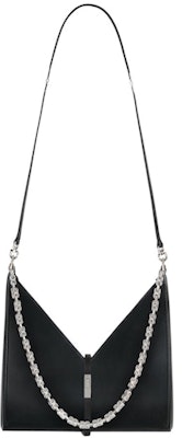 Givenchy Small Cut Out Bag In Box Leather With Chain Black Buy Givenchy Small Cut Out Bag In Box Leather With Chain Black