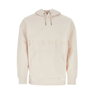 Givenchy Solid Color Lettering Hoodie Men’s - Off-White BMJ0HC3YMG-657
