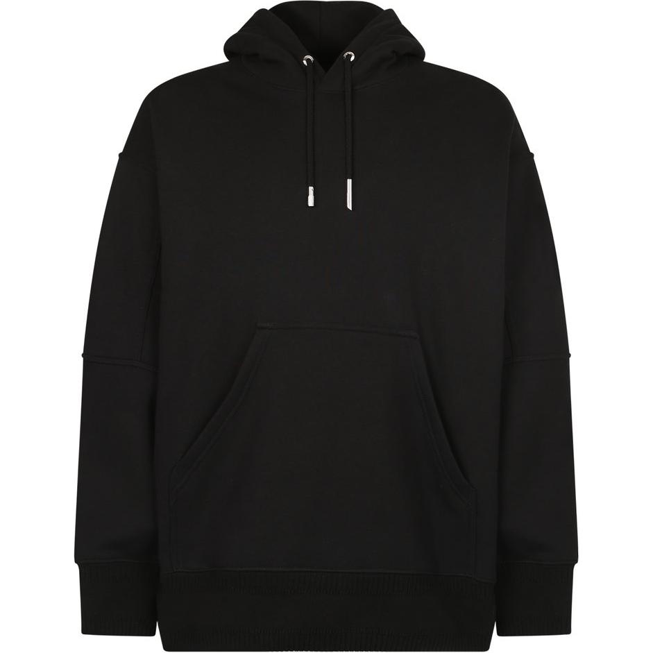 Givenchy Solid Color Pullover Hoodie - Black BMJ0C13Y69-001