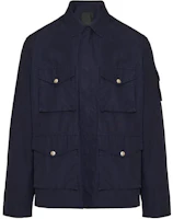 Givenchy Solid Color Single-Breasted Long Sleeve Jacket Navy Blue - BM60Z3154Y-402 Givenchy Solid Color Single-Breasted Long Sleeve Jacket Navy Blue - BM60Z3154Y-402