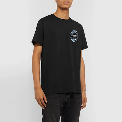 Givenchy 黑色純色花環 Logo 短袖T恤 BM70VC3002-001 Purchase Givenchy 黑色純色花環 Logo 短袖T恤 BM70VC3002-001