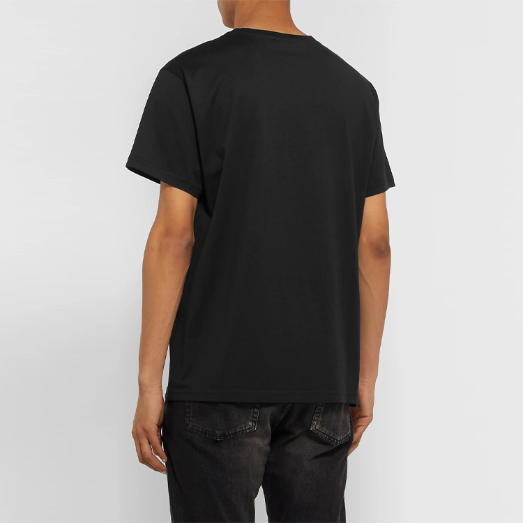 Details for Givenchy 黑色純色花環 Logo 短袖T恤 BM70VC3002-001