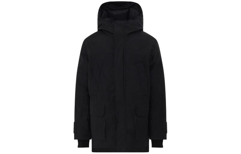 Givenchy Solid Color Zip-Up Hoodie Jacket Black BM00YZ147N-001