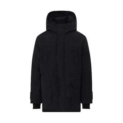 Givenchy Solid Color Zip-Up Hoodie Jacket Black BM00YZ147N-001
