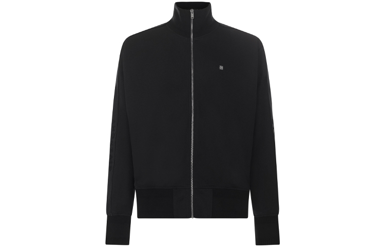 Givenchy Solid Color Zip-Up Jacket Black BMJ0BX30AE-001