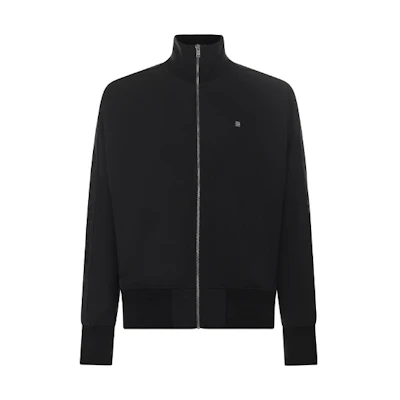 Givenchy Solid Color Zip-Up Jacket Black BMJ0BX30AE-001