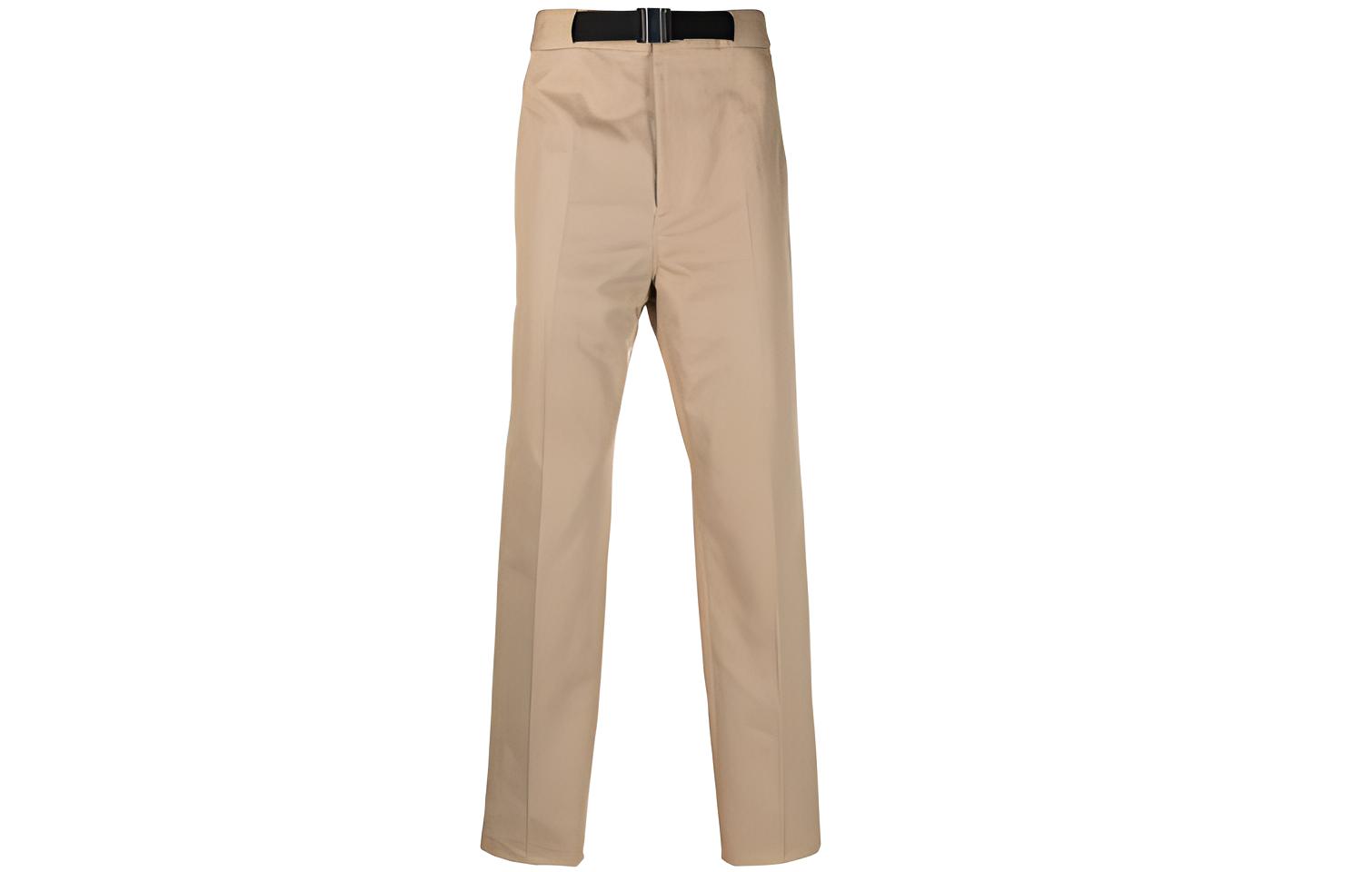 Givenchy Solid Khaki Casual Pants with Drawstring Waist - Khaki. BM50W010SZ-250