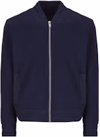 Givenchy Solid Logo Embroidered Navy Blue Casual Jacket BM014A4YFP499 Givenchy Solid Logo Embroidered Navy Blue Casual Jacket BM014A4YFP499
