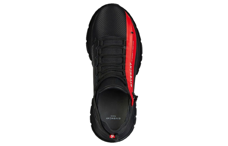 Shop Givenchy Spectre Runner Rendah 'Hitam Merah' BH003MH14R-009