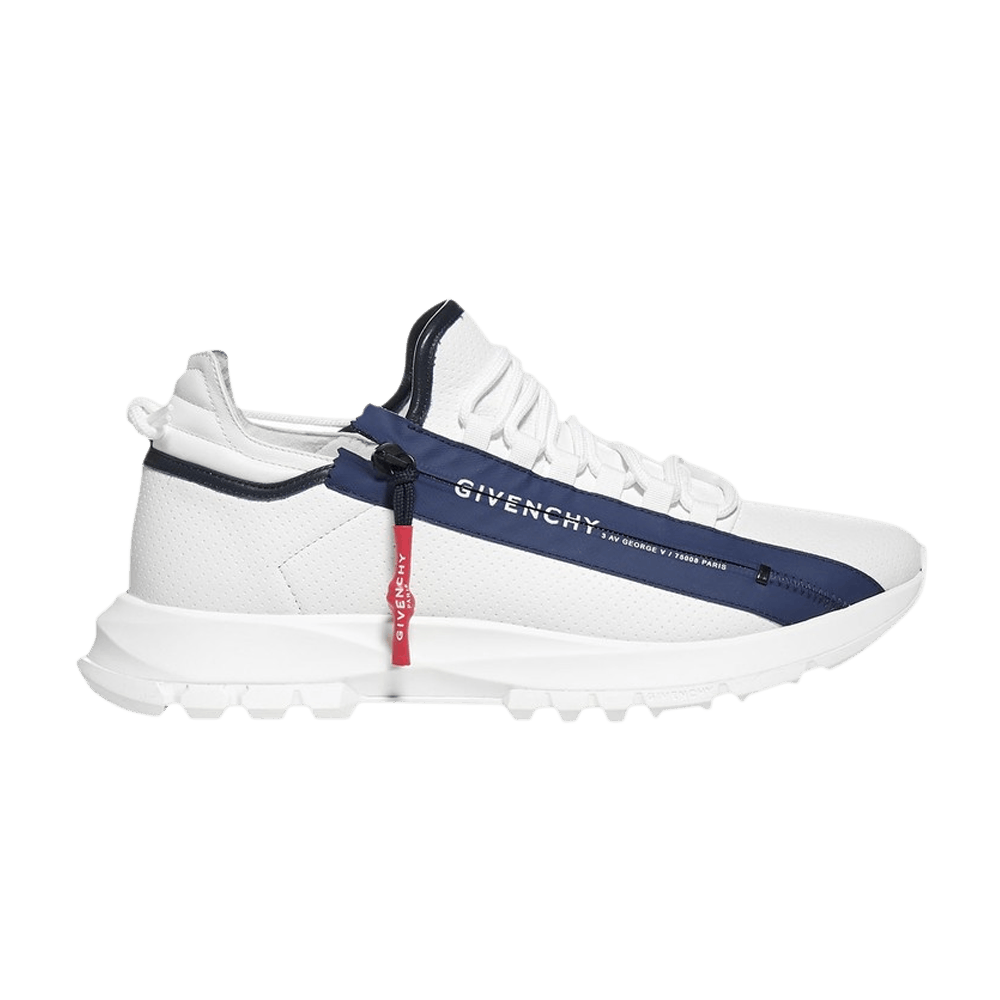 GIVENCHY ジッパー付きスニーカー ホワイト/ブルー GIVENCHY ジッパー付きスニーカー ホワイト/ブルー GIVENCHY ジッパー