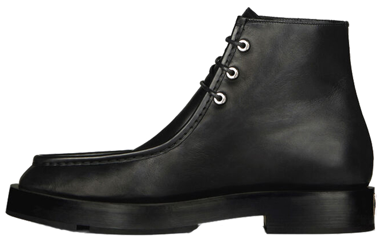 Givenchy Square-Toe Lace-Up Ankle Boots 'Black' BH6037H0Z9-001