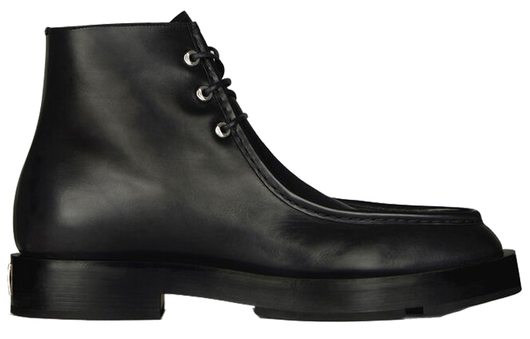 Order Givenchy Square-Toe Lace-Up Ankle Boots 'Black' BH6037H0Z9-001