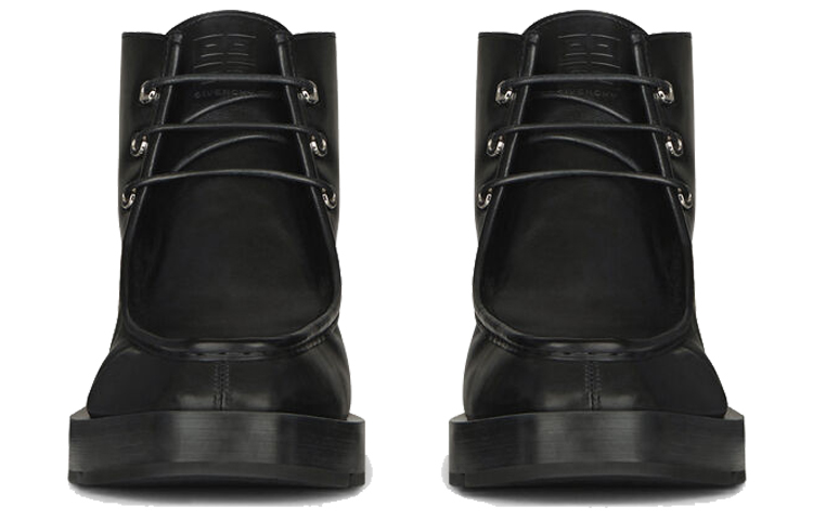 Lookbook Givenchy Square-Toe Lace-Up Ankle Boots 'Black' BH6037H0Z9-001