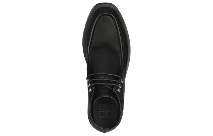 Shop Givenchy Square-Toe Lace-Up Ankle Boots 'Black' BH6037H0Z9-001