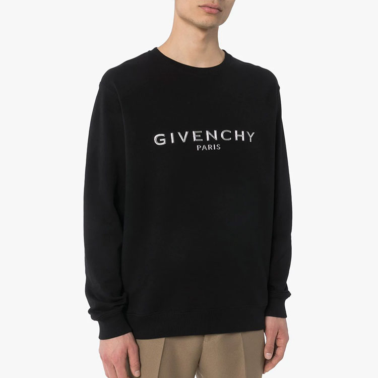 Lookbook Givenchy SS21 3D Logo印花黑色套頭衫 BMJ06S30AF-001