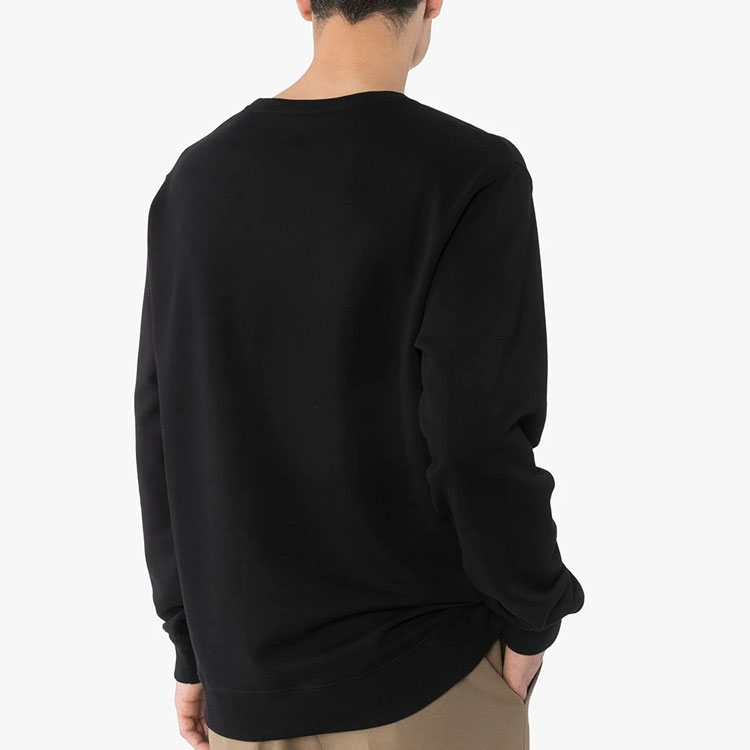 Shop Givenchy SS21 3D Logo印花黑色套頭衫 BMJ06S30AF-001