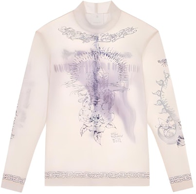 Givenchy SS21 T-Shirt Lengan Panjang Beige Mesh Print BM713C3Y6C-250 Buy Givenchy SS21 T-Shirt Lengan Panjang Beige Mesh Print BM713C3Y6C-250