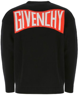 GIVENCHY SS21 Baju Sejuk Hitam Crewneck Wool dengan Cetakan Grafik Kereta BM90F94Y7J-001 Lookbook GIVENCHY SS21 Baju Sejuk Hitam Crewneck Wool dengan Cetakan Grafik Kereta BM90F94Y7J-001