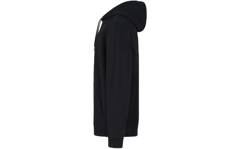 Givenchy SS21 Black Cross Letter Embroidered Logo Hoodie. BMJ09M305B-001 圖 4