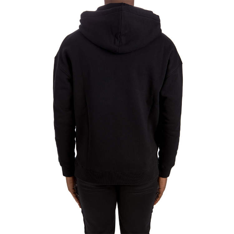 Givenchy SS21 Black Cross Letter Embroidered Logo Hoodie. BMJ09M305B-001 圖 6