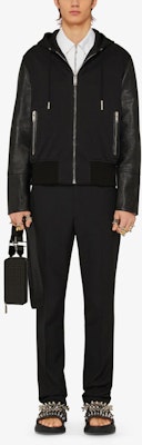 Chaqueta con Capucha Negra Givenchy SS21. BM00QL611V-001 Lookbook Chaqueta con Capucha Negra Givenchy SS21. BM00QL611V-001
