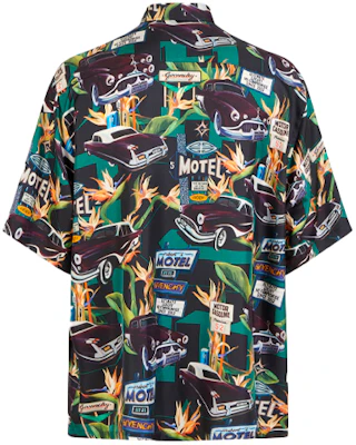 ジバンシィ SS21 カーフローラルプリント シルク半袖シャツ マルチカラー BM60NT13K4-013 Lookbook ジバンシィ SS21 カーフローラルプリント シルク半袖シャツ マルチカラー BM60NT13K4-013