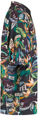 ジバンシィ SS21 カーフローラルプリント シルク半袖シャツ マルチカラー BM60NT13K4-013 Shop ジバンシィ SS21 カーフローラルプリント シルク半袖シャツ マルチカラー BM60NT13K4-013