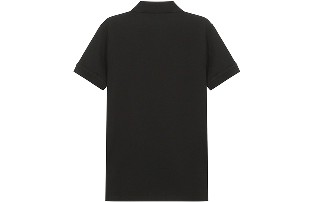 Lookbook Givenchy SS21 Kaos Polo Katun Logo Dada Hitam. BM70U73006-001