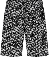 Givenchy SS21 Full Reflective Logo Mid-Length Swim Shorts Men Black. BMA00J1Y9A-004 Givenchy SS21 Full Reflective Logo Mid-Length Swim Shorts Men Black. BMA00J1Y9A-004