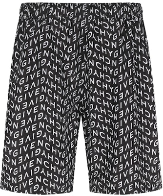 纪梵希SS21全反光Logo中长款泳裤男士黑色. BMA00J1Y9A-004 Order 纪梵希SS21全反光Logo中长款泳裤男士黑色. BMA00J1Y9A-004