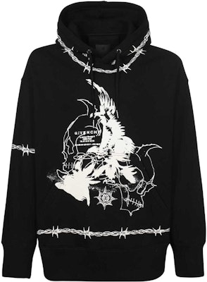 GIVENCHY SS21 Gothic Logo Fleece Hoodie Black BMJ0C63Y69-001 Order GIVENCHY SS21 Gothic Logo Fleece Hoodie Black BMJ0C63Y69-001