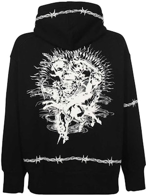 GIVENCHY SS21 Gothic Logo Fleece Hoodie Black BMJ0C63Y69-001 Lookbook GIVENCHY SS21 Gothic Logo Fleece Hoodie Black BMJ0C63Y69-001