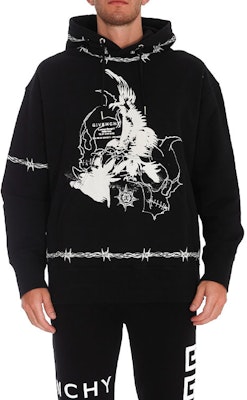 GIVENCHY SS21 Gothic Logo Fleece Hoodie Black BMJ0C63Y69-001 Shop GIVENCHY SS21 Gothic Logo Fleece Hoodie Black BMJ0C63Y69-001