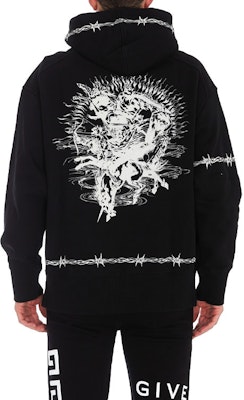 GIVENCHY SS21 Gothic Logo Fleece Hoodie Black BMJ0C63Y69-001 Purchase GIVENCHY SS21 Gothic Logo Fleece Hoodie Black BMJ0C63Y69-001