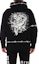 Purchase GIVENCHY SS21 Gothic Logo Fleece Hoodie Black BMJ0C63Y69-001