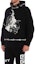 Details for GIVENCHY SS21 Gothic Logo Fleece Hoodie Black BMJ0C63Y69-001