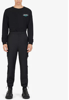 지방시 SS21 모텔 프린트 코튼 크루넥 스웨트셔츠 블랙. BMJ09V30AF-001 Purchase 지방시 SS21 모텔 프린트 코튼 크루넥 스웨트셔츠 블랙. BMJ09V30AF-001