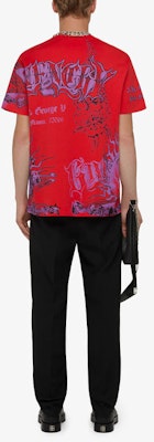 지방시 SS21 오버사이즈 그래픽 티셔츠 레드 티. BM713Q3Y6B-940 Shop 지방시 SS21 오버사이즈 그래픽 티셔츠 레드 티. BM713Q3Y6B-940