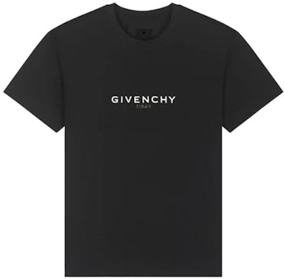 Givenchy SS21 黑色Logo印花寬版短袖T恤 BM71533Y6B-001 Order Givenchy SS21 黑色Logo印花寬版短袖T恤 BM71533Y6B-001