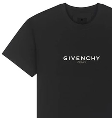 Givenchy SS21 黑色Logo印花寬版短袖T恤 BM71533Y6B-001 Sizing Givenchy SS21 黑色Logo印花寬版短袖T恤 BM71533Y6B-001
