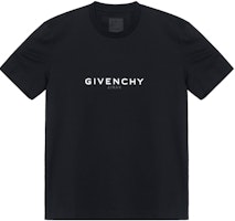 Givenchy SS21 Reverse Logo T-Shirt Black BM71653Y6B-001 Givenchy SS21 Reverse Logo T-Shirt Black BM71653Y6B-001