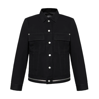 Givenchy SS22 4G Solid Logo Button Jacket Black BM00WH50KK-001