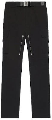 GIVENCHY SS22 Black Cargo Suit Pants with Metal Pocket Details BM50YQ13SA-001 Order GIVENCHY SS22 Black Cargo Suit Pants with Metal Pocket Details BM50YQ13SA-001
